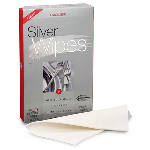 Connoisseurs Silver Disposable Wipes